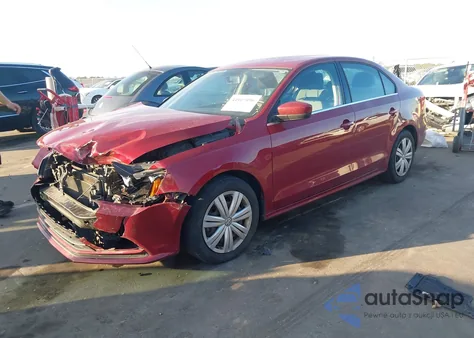 2017 Volkswagen Jetta 1.4T S from USA, damaged, VIN 3VW2B7AJ5HM299672